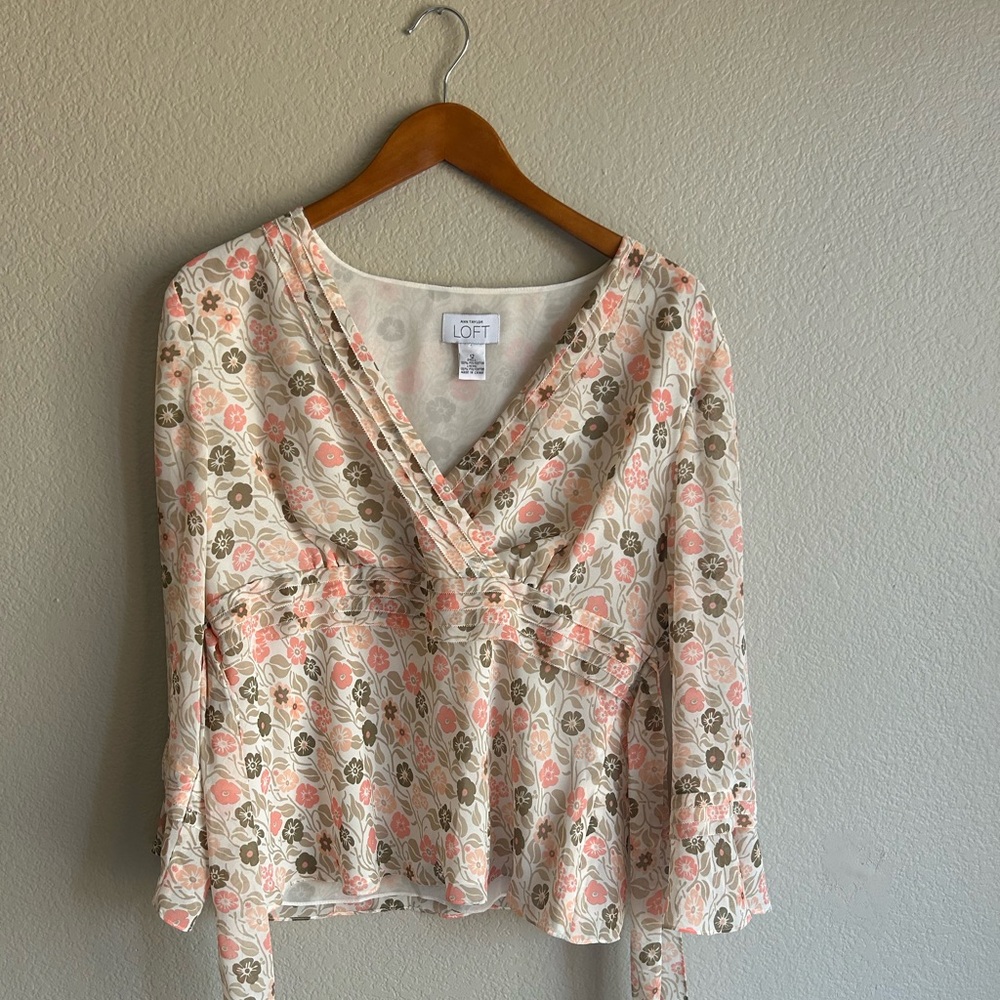 Y2K Loft floral top